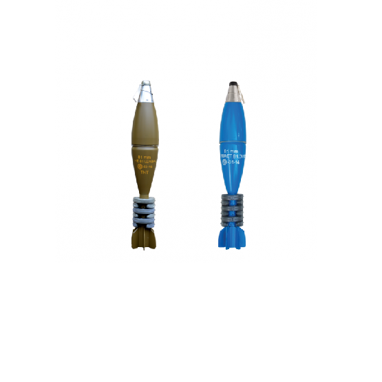 81 mm HE 81LDMA and PRACT 81LDMA